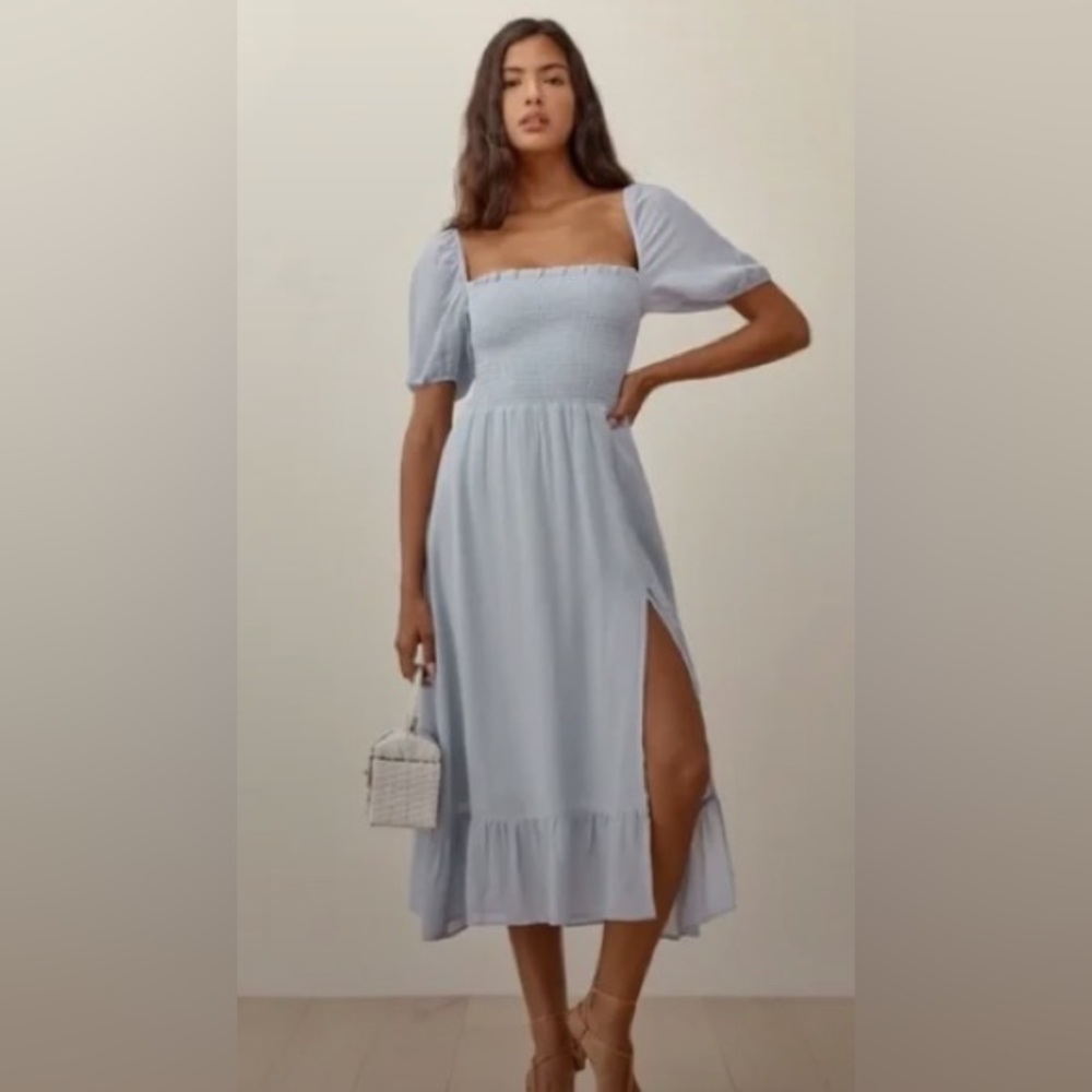 Reformation Meadow Dress | Size S | Color: Mineral